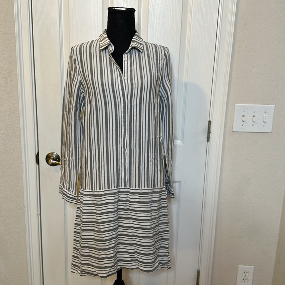 Just Female size XS Sonya shirt dress 100% viscose